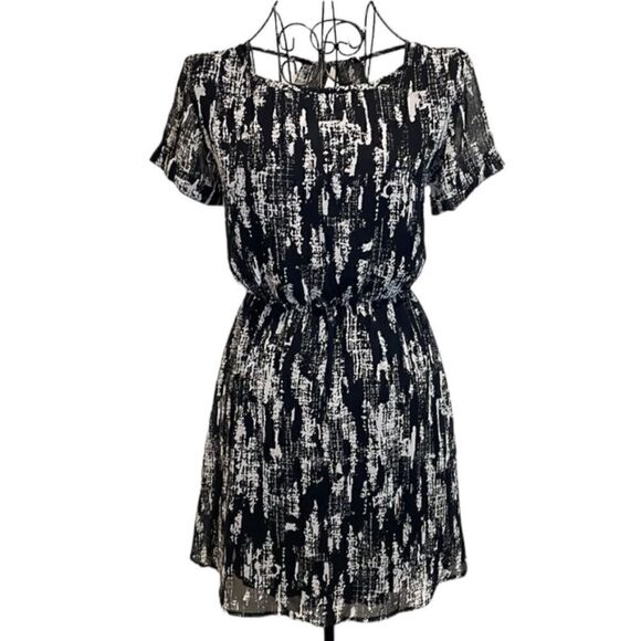 Dee Elle black and white mini dress | size S - Picture 1 of 6